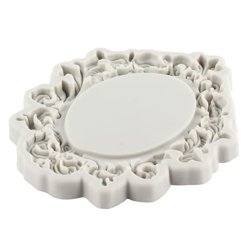 Baroque Photo Frame Fondant Molds Picture Frames Silicone Mold Vintage Style A gallery