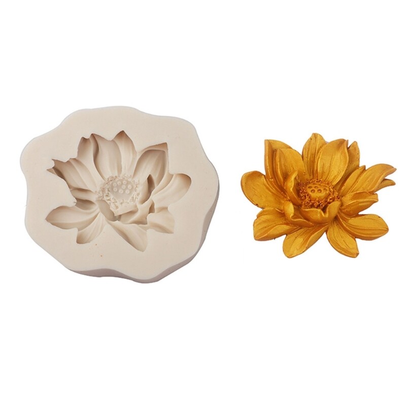 Peony Rose Silicone Mold Fondant Cake Pastry Baking Tools gallery