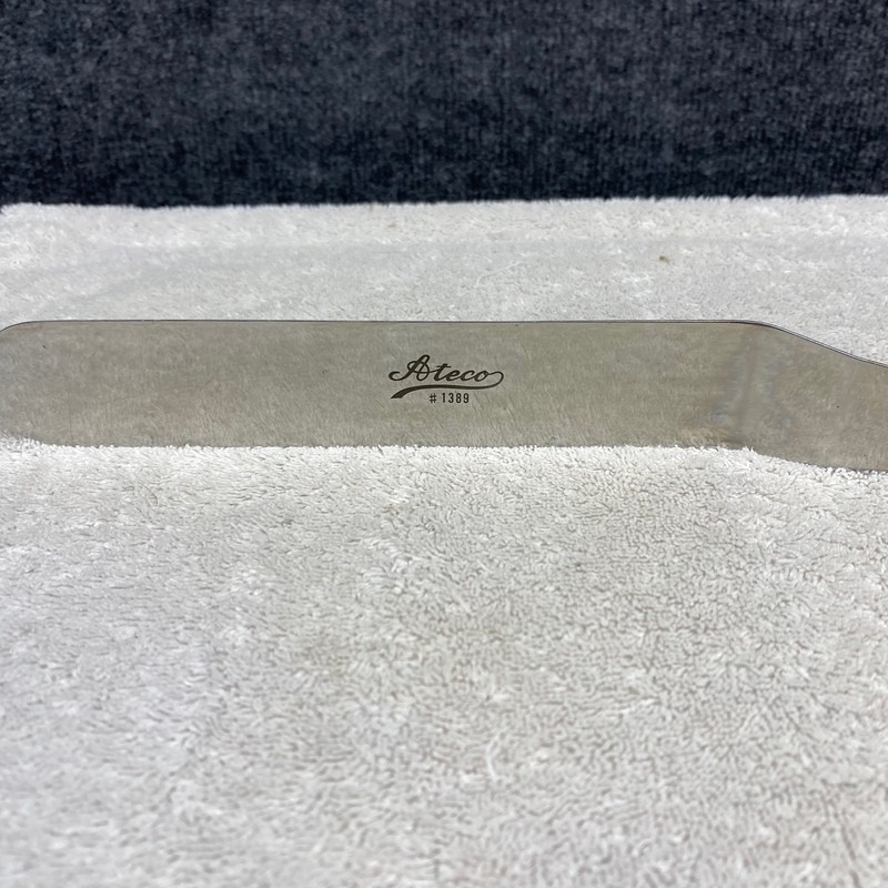 Ateco 1389 Offset Spatula Stainless Steel Wood Handle Japan 9.75 Inch Blade gallery