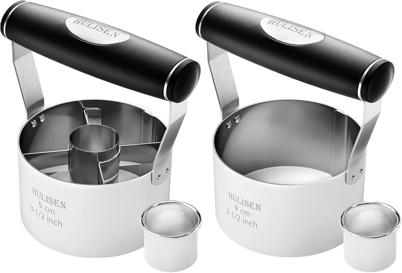 Donut Cutter & 3.5 inch Biscuit Cutter Set of 2, with Soft Grip Handle, Bonus... gallery