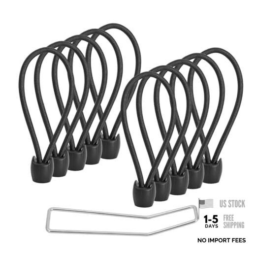 Fitness Trampoline Elastic Rope 8mm Thick Replacement Bungee Cords for 10