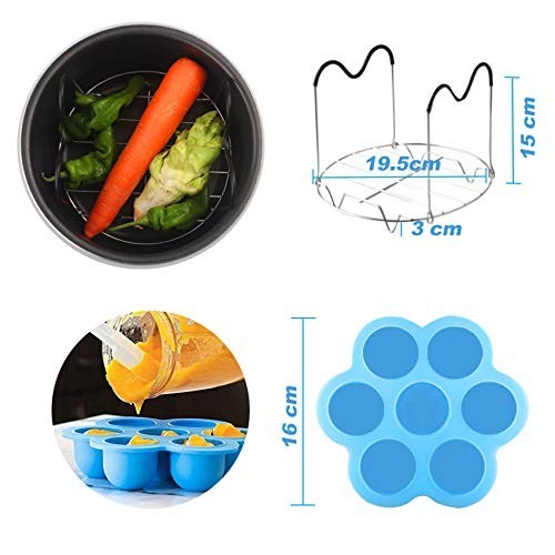 Silicone Egg Bites Mold Set, Reusable Sous Vide Poacher with Lid for Instant Pot gallery