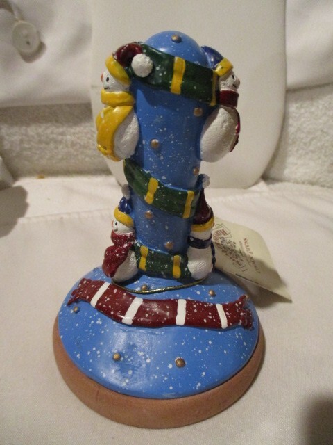 SHAKERHEARTH Cookie Press Snowman w/Recipe Book 3" Cookie Press from 1997 5"T gallery