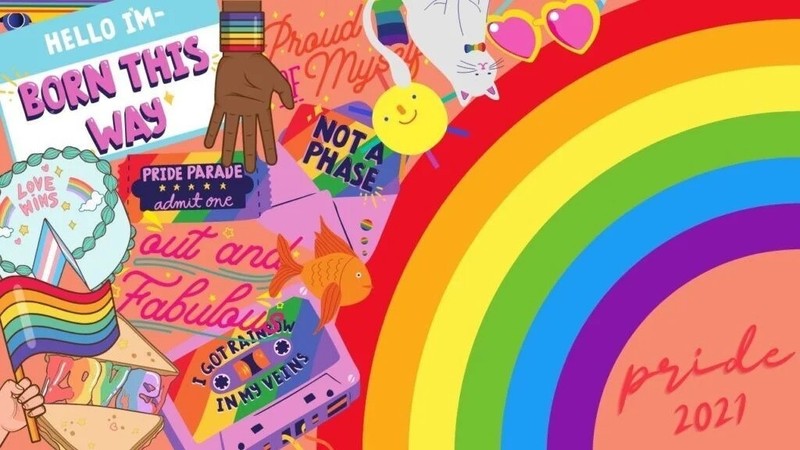 Pride Month Edible Cake Topper Decoration