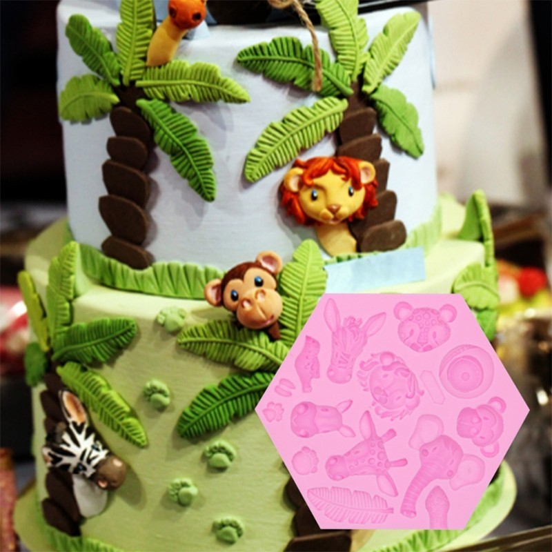 Forest Animal Silicone Mold DIY Handmade Soap Fondant Cake Chocolate Making Mold gallery