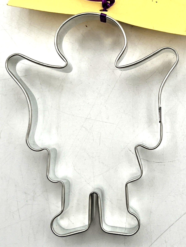 ASM AL MOORHOUSE STAMPED COOKIE CUTTERS GINGERBREAD ANGEL AND DOVE gallery