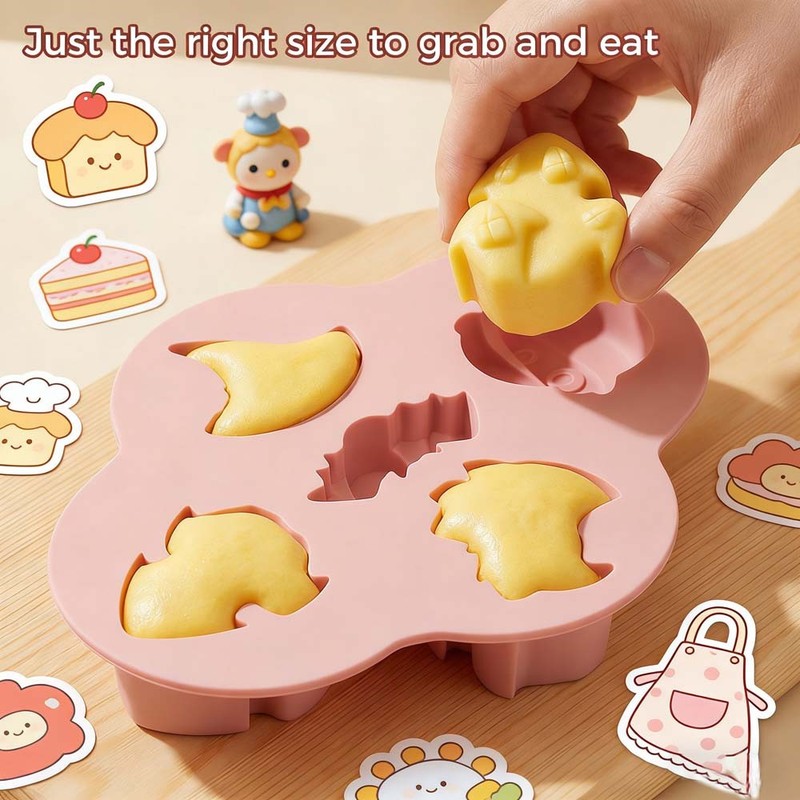 Reusable Multi-Cavity Spooky Silicone Candy Mold fits DIY Holiday Dessert Making gallery