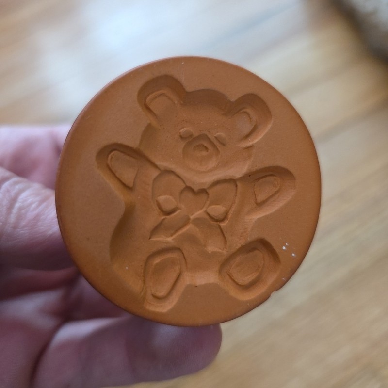 Vintage Rycraft 2″ Round Cookie Stamps - Set of 7 - Terracotta - Baking Crafts gallery