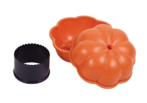 Cake mold orange 14 x 14 x 10 cm silicone Let’s Halloween D-551