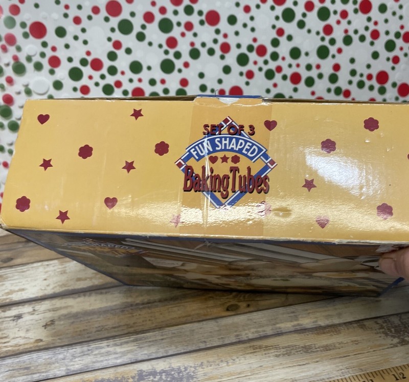 Vintage. fun shapes baking tubes. New Christmas Or Everyday. Fun Food gallery
