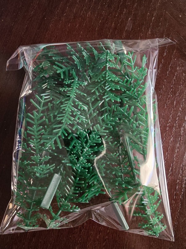 15 Pcs Holiday/Christmas Vinyl Evergreen Christmas Tree Pick by DecoPac gallery