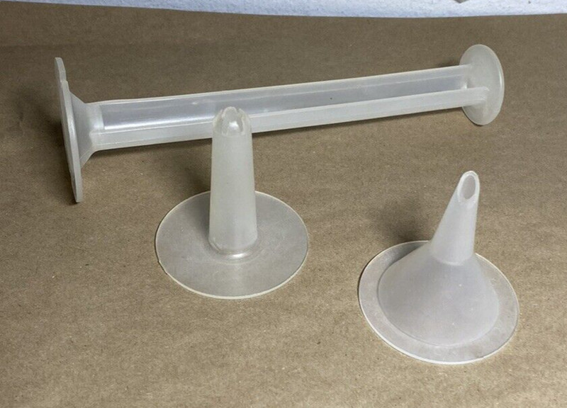 Wear Ever Super Shooter Cookie Press Barrel Loader 2 Tip REPLACEMENT PARTS Lot