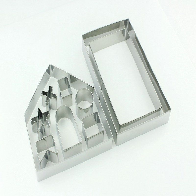 Gingerbread House Cookie Cutter Set Reuseable Christmas Baking Biscuit Cutters gallery