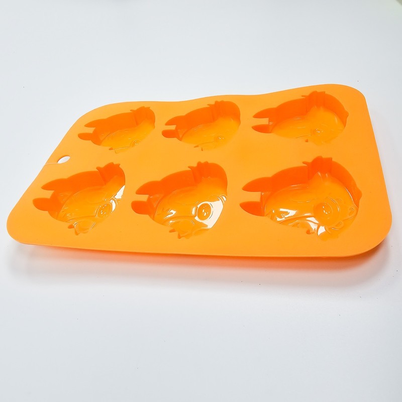 Disney Chip and Dale Silicone Cake Mold 6-Cavity Chipmunk Baking Japan NWT gallery