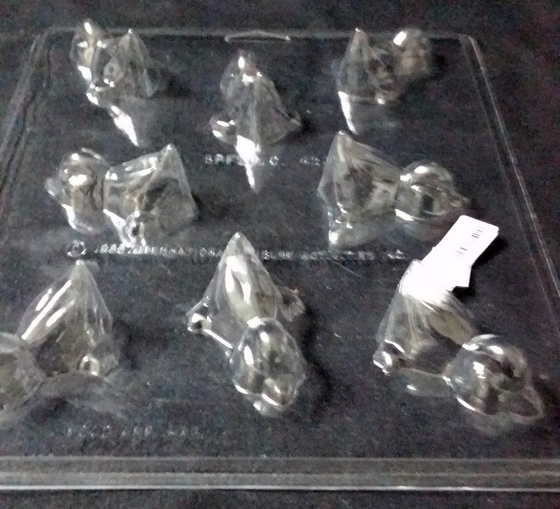 Easter Bitesized Pour Ducks Chocolate Plastic Candy Soap Mold ILA 453 gallery