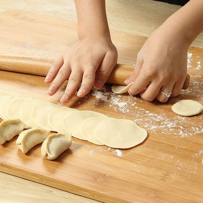 Classic French Rolling Pins Bamboo Wooden Rolling Pin for Baking Pizza Dough ... gallery
