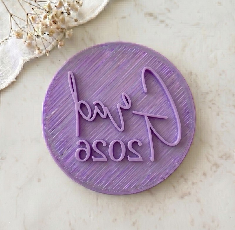 Graduation Round Plastic Cookie Fondant Stamp gallery