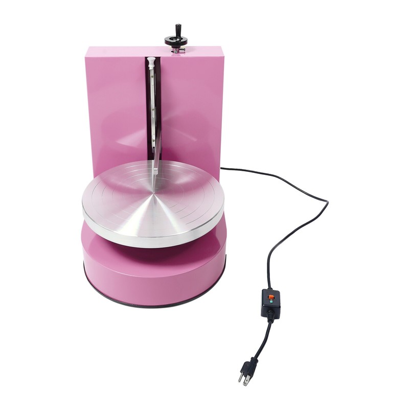 Adjustable Cake Cream Spreading Machine Cake Decorating Machine W/LCD Display gallery