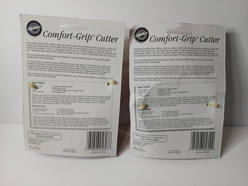1998 Wilton 5" Halloween Ghost & Pumpkin Comfort Grip Cookie Cutter NIP gallery