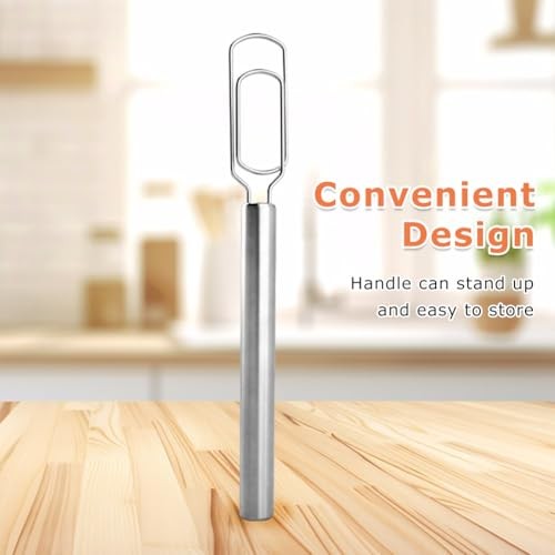 12” Danish Dough Whisk for Sourdough Starter,with Dough Scraper,Stainless gallery