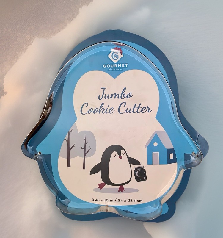 Gourmet Kitchen Jumbo PENGUIN Cookie Cutter ~ Stainless Steel 9.5″x 10″ ~ NEW