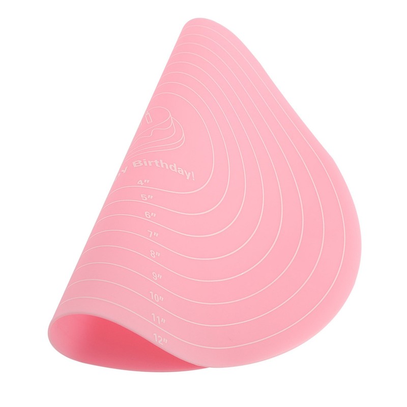 Heat Resistant Silicone Baking Mat With Measurements Non Stick Pastry Mat For