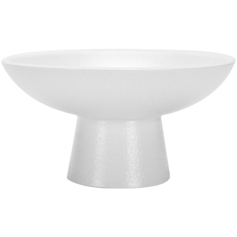 1PC White Pedestal Fruit Bowl Footed Countertop Snacks Food Serving Tray