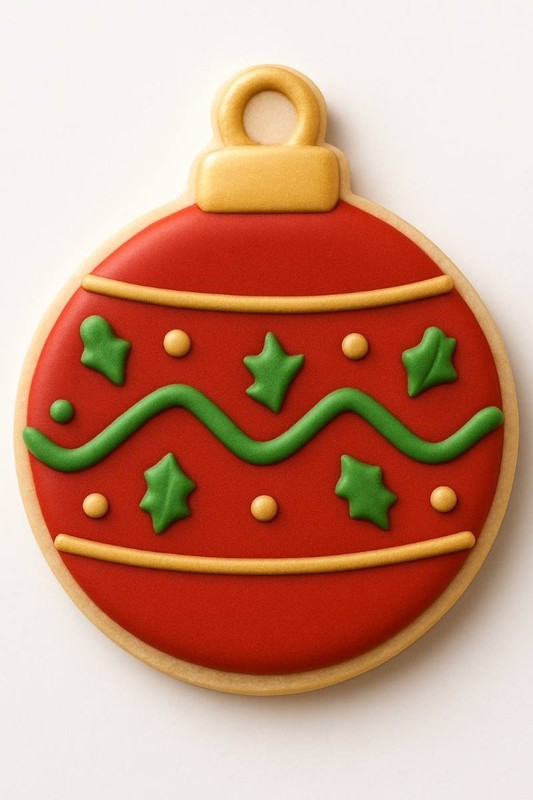 Round Christmas Ornament 3'' Cookie Cutter - Fishing Bobber Watch Clock Metal gallery