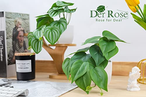 2 Pack Small Fake Plants Artificial Plants for Home Bedroom Aesthetic Living gallery