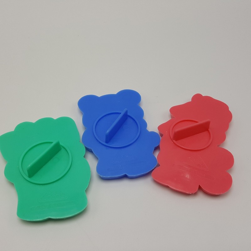 Cartoon Animal Plastic Cookie Cutters Lot 3 Biscuit Horse Elephant Bear Play gallery