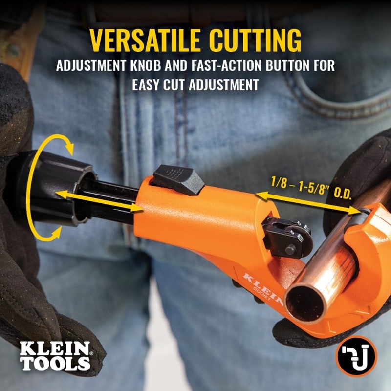 Klein Tools 50061 Quick-Adjust Tubing Cutter 1-5/8-Inch for Copper Aluminum gallery