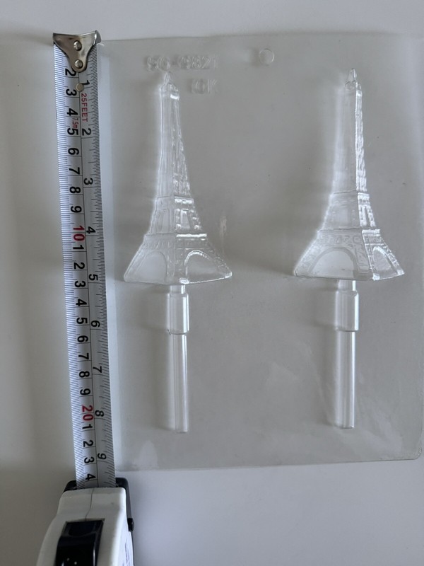 Eiffel Tower Large Lollipop Sucker Chocolate Candy Mold Paris French (3 pc) gallery