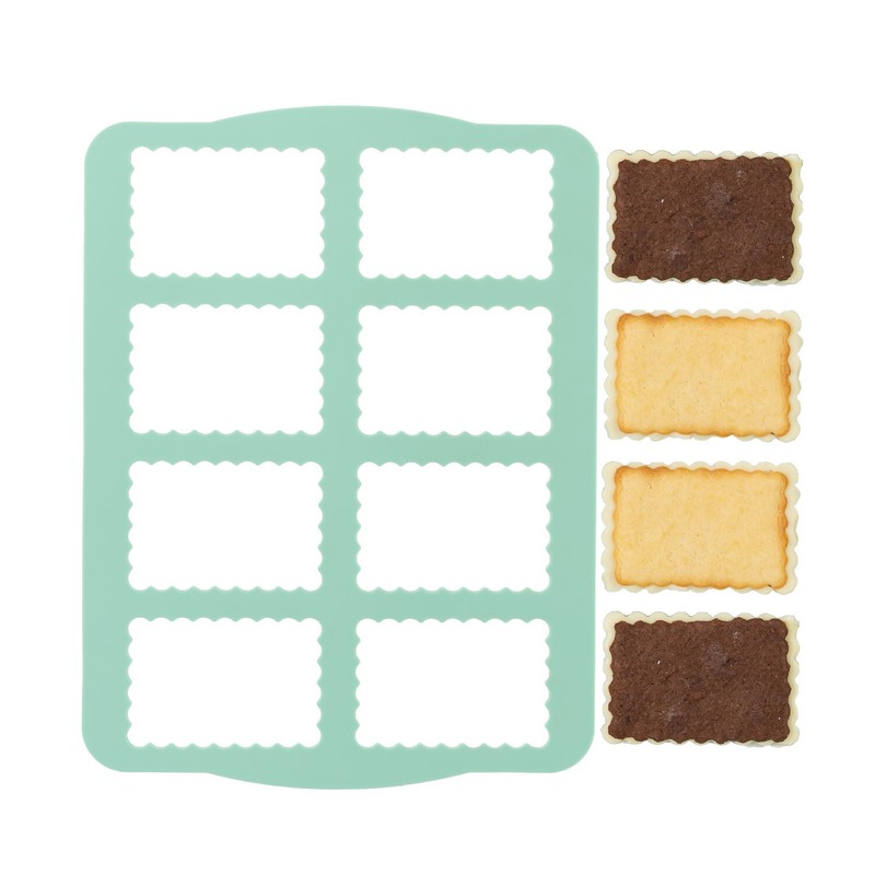 5PCS Silicone Cookie Stemcil Mold 8 Cavity Dacquoise Baking Mold Bear,Cat Shape gallery