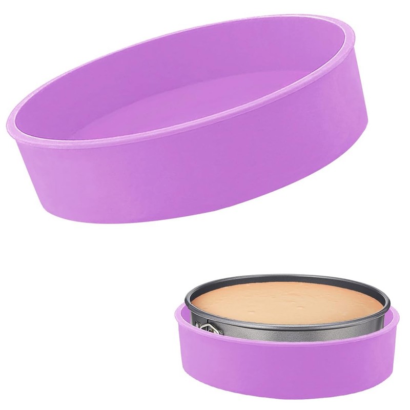 Silicone Cheesecake Pan Protector 910 Inch Round Springform Water Bath