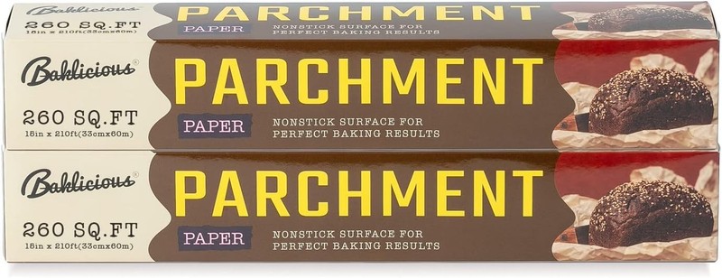 Unbleached Parchment Paper Roll for Baking, 2 Pa of 15 In X 210 Ft