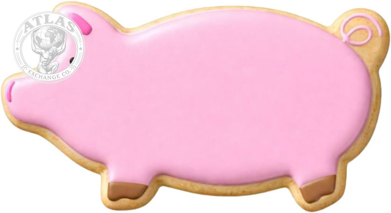 Foose Marranitos Pig Cookie Cutter 5 Inch –Tin Plated Steel Cookie Cutters – Mar gallery
