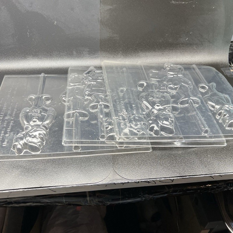 Vintage 1984 Kellogg Rice Krispies: Snap Crackle & Pop Candy Molds 3 Trays gallery