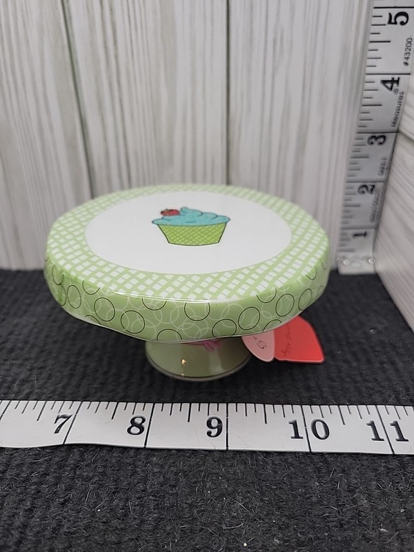 Cupcake Stand Gracie Sweet Cake Petite Dessert Server Fine China Foid Safe Tags