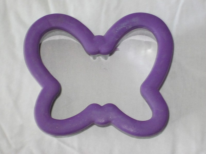 Wilton Comfort Grip Butterfly Cookie Cutter Spring Summer Purple Metal
