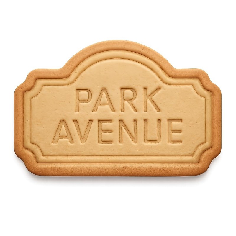 Park Avenue Design 2 Cookie Cutter & Stamp, Fondant & Clay – 4×2.8″