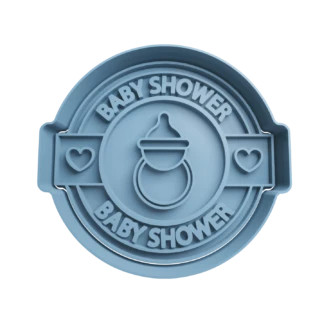 Baby Shower with Pacifier Cookie Cutter