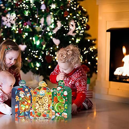 Christmas Cookie Boxes, 18 Pcs with 3 Different Design Patterns, 3D Xmas gallery