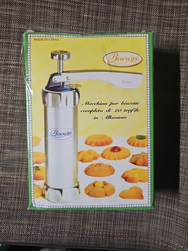 Biscuit Press Set Cookie Maker Machine Kit Spritz Dough Biscuits Making Tool.