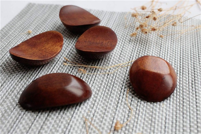 Wood Chopstick Rest Holder Dinner Server Spoon Fork Knife Stand Dining 5 PCS gallery