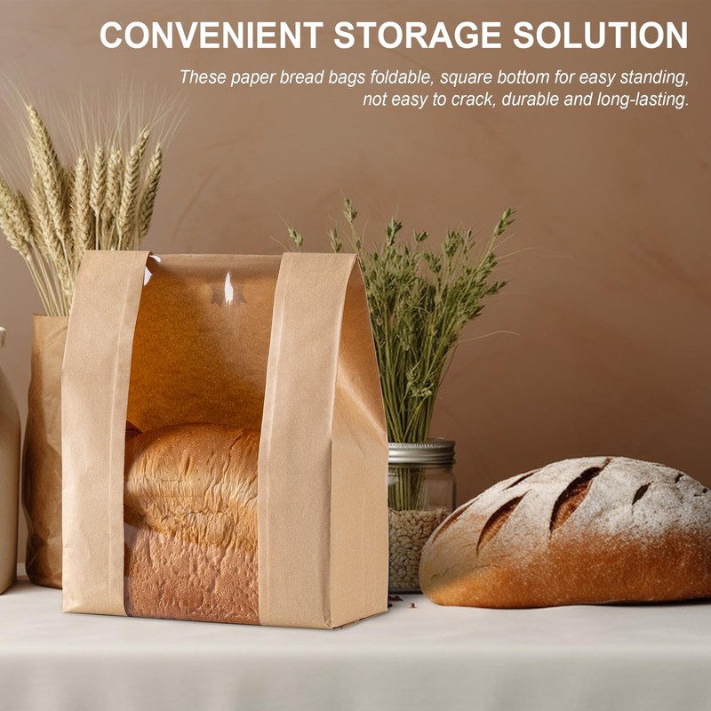 Paper Bread Bags 25PCS, Sourdough Bread Bags for Homemade Bread, Large Bakery... gallery