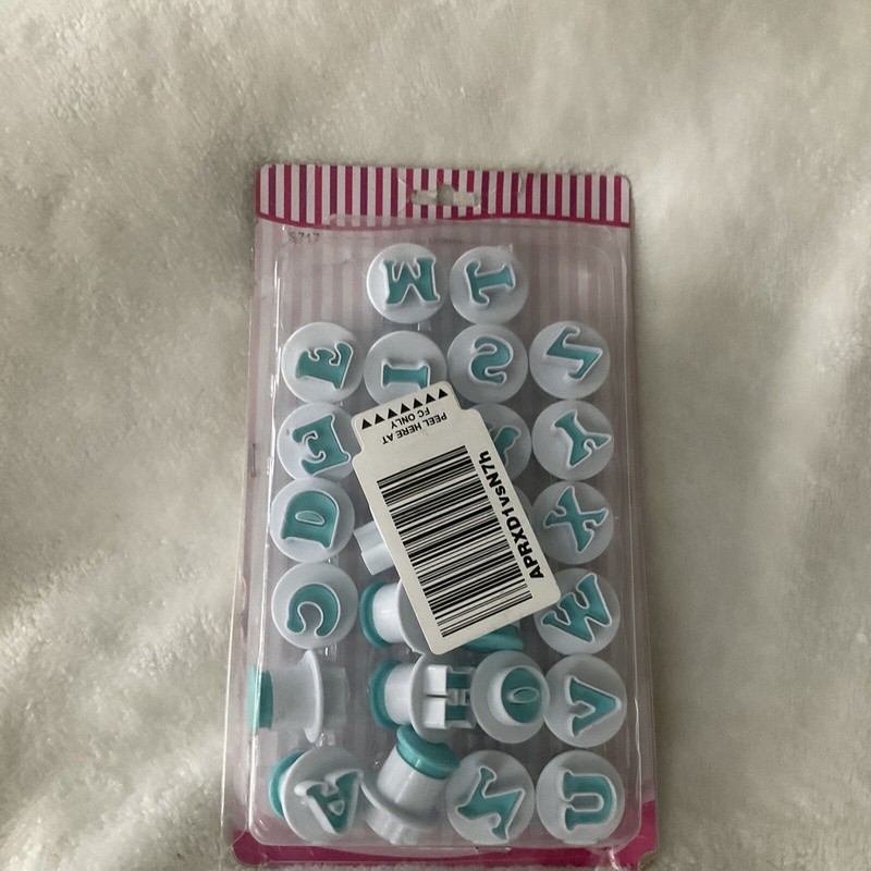 Push Easy Mini Lowercase Letters Alphabet Cutters Cake Decorating Sugar Paste