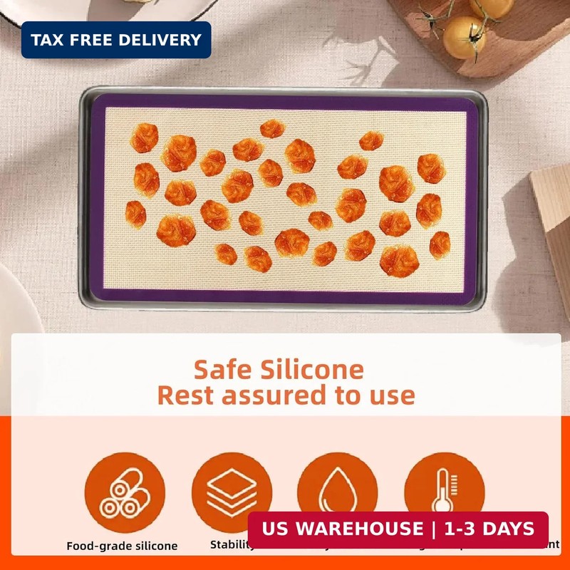 Silicone Drying Mat Freeze Dryer Freezer Tray Liner Baking Divider Set Small Mat gallery