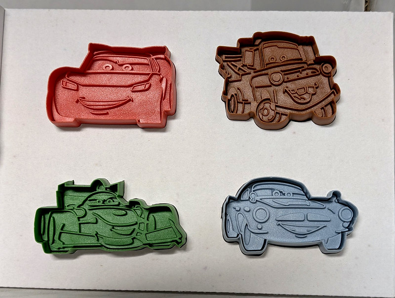 Disney Pixar CARS 2 Cookie Cutters Press & Stamp Set of 4 by Williams-Sonoma NEW gallery