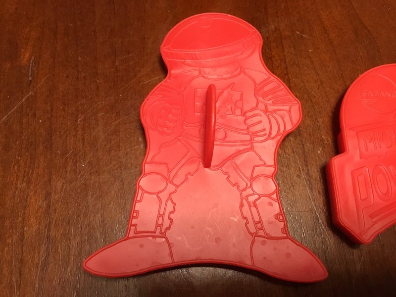 Lot Of 4 Wilton Power Ranger Cookie Cutters Plastic approx 3” Birthday Party gallery