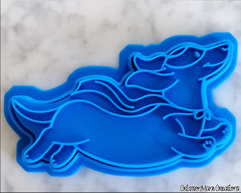 Dachshund Cookie Cutter, Superhero Sausage Dog Superman, Biscuit Baking Fondant gallery
